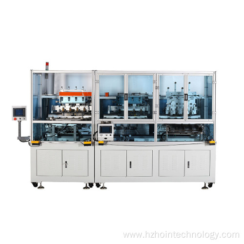 Electromagnetic switch coil winding production line